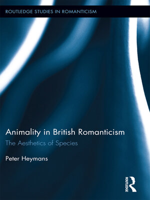 cover image of Animality in British Romanticism